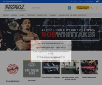Sweatcentral.com.au(Fitness and Home Gym Equipment For Sale in Sydney) Screenshot
