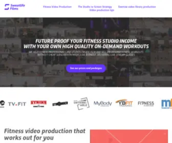 Sweatlife.co.uk(Create and sell your fitness classes online) Screenshot