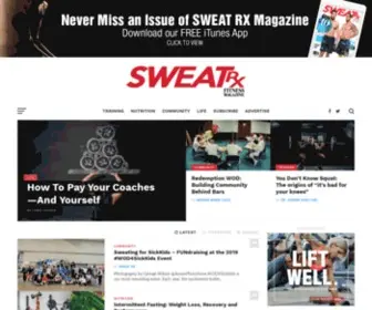 Sweatrxmag.com(Sweat RX Magazine) Screenshot