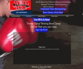 Sweatshopboxing.com(Sweat Camp) Screenshot