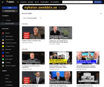 Swebbtv.se(Swebbtv) Screenshot