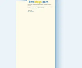 Sweblogs.com(Sweblog) Screenshot