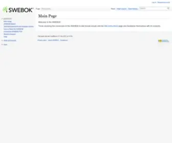 Swebokwiki.org(SWEBOK) Screenshot