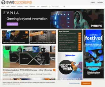 Sweclockers.com(För dig som älskar datorer och hårdvara) Screenshot