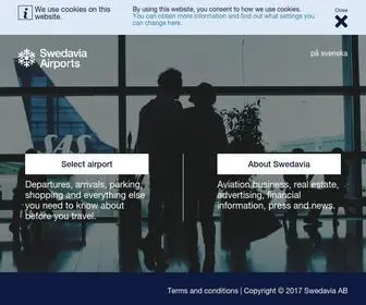 Swedavia.com(Swedavia) Screenshot