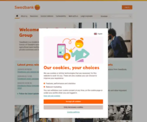Swedbank.com(Swedbank Group) Screenshot