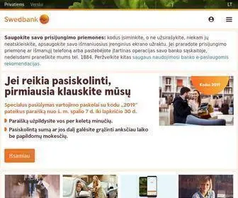 Swedbank.lt(Interneto bankas) Screenshot
