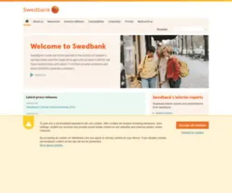 Swedbank.lu(Swedbank Group) Screenshot