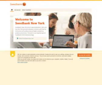 Swedbank.us(Swedbank New York) Screenshot
