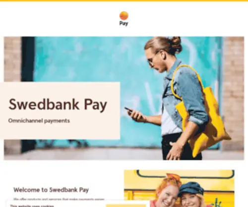 Swedbankpay.com(It should be easy to pay) Screenshot