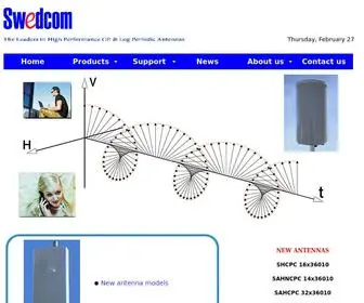 Swedcom.com(Swedcom Antenna) Screenshot