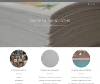 Swededishcloths.com(SWEDEdishcloths®) Screenshot