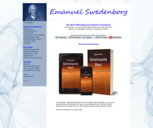 Swedenborg.at(Emanuel) Screenshot