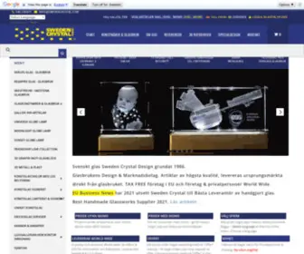 Swedencrystal.se(Sweden Crystal Design) Screenshot