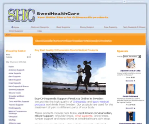 Swedhealthcare.com(Genuine Swedish Organic Natural Skin & Body Care Products) Screenshot