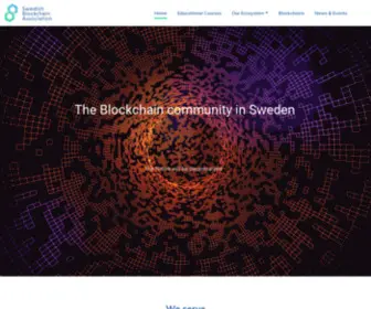 Swedishblockchain.se(Swedish Blockchain Association) Screenshot