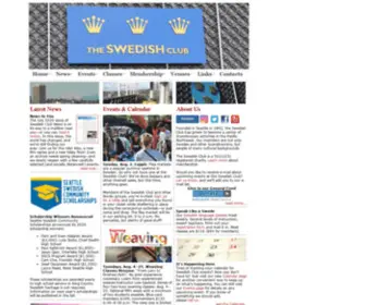 Swedishclubnw.org(Swedish Club) Screenshot