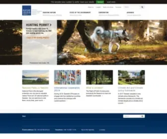 Swedishepa.se(Swedish Environmental Protection Agency) Screenshot