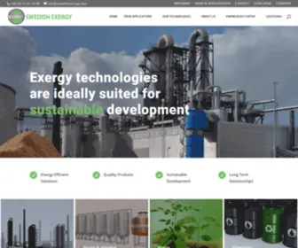 Swedishexergy.com(Swedish Exergy) Screenshot