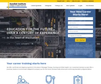 Swedishinstitute.edu(Swedish Institute College of Health Sciences) Screenshot