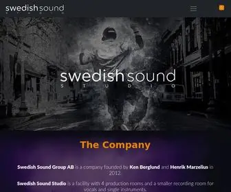 Swedishsoundstudio.com(A Part of Swedish Sound Group AB) Screenshot