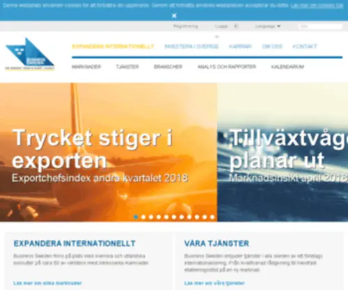 Swedishtrade.se(Business Sweden) Screenshot