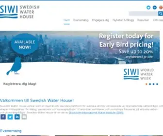Swedishwaterhouse.se(Swedish Water House) Screenshot