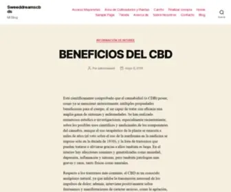 Sweeddreamscbds.com(Comprar CBD online con entrega en 24h en Sweed Dreams CBD) Screenshot