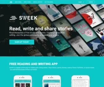 Sweek.com(Stories never end) Screenshot