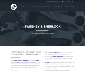 Sweeneysherlock.co.uk(Alloy Refurbishment & Powder Coating Birmingham) Screenshot