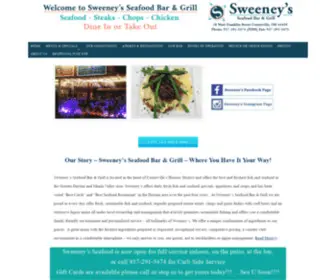 Sweeneysseafood.com(Sweeney’s Seafood Bar & Grill) Screenshot