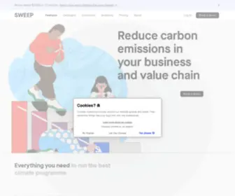 Sweep.net(Reversing climate change) Screenshot