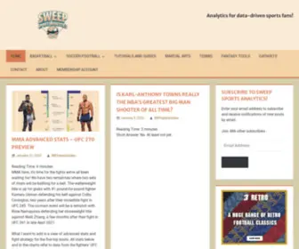 Sweepsportsanalytics.com(Sweep Sports Analytics) Screenshot