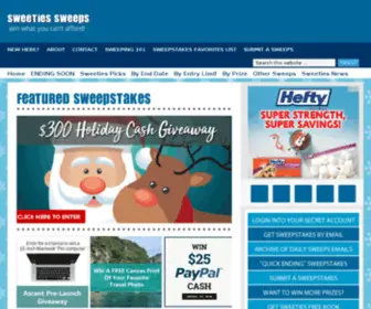 Sweepstakescorner.com(Premium domain) Screenshot