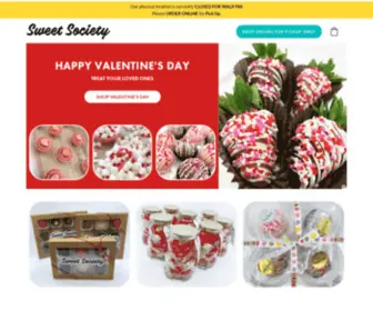 Sweet-Society.com(Candy Shop & Candy Catering) Screenshot