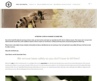 Sweetbeeremoval.com(Sweet Bee Removal) Screenshot