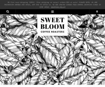 Sweetbloomcoffee.com(Sweet Bloom Coffee Roasters) Screenshot