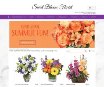 Sweetbloomflorist.com(Costa Mesa Florist) Screenshot