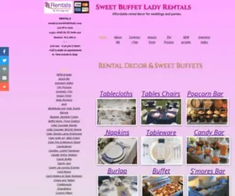 Sweetbuffetlady.com(Sweet Buffet Lady) Screenshot