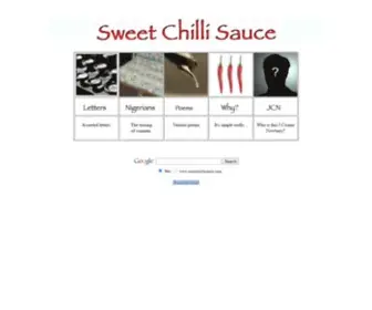 Sweetchillisauce.com(Sweet Chilli Sauce) Screenshot