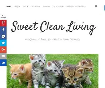 Sweetcleanliving.com(Sweet Clean Living) Screenshot