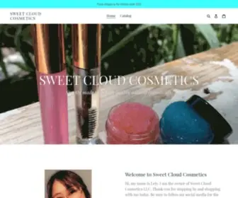 Sweetcloudcosmetics.com(Sweet Cloud Cosmetics) Screenshot