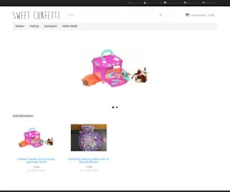 Sweetconfetti.com(Online Feestwinkel) Screenshot