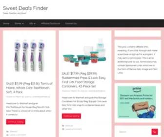 Sweetdealsfinder.com(Sweet Deals Finder) Screenshot