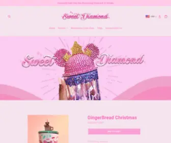 Sweetdiamondco.com(Sweet Diamond Co Bling Accessories Shop) Screenshot