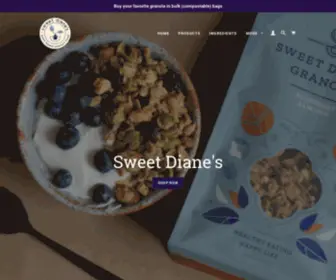 Sweetdianes.com(Delicious Granola) Screenshot