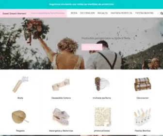 Sweetdreammoment.com(Sweet Dream Moment productos de boda geniales) Screenshot