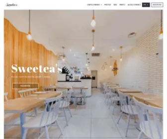 Sweeteas-Paris.com(Bienvenue sur le site du restaurant Sweetea's à Paris) Screenshot