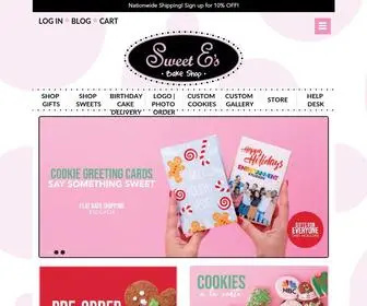 Sweetesbakeshop.com(Los Angeles Bakery) Screenshot