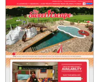 Sweetescapehouse.com(Orlando area vacation rental home) Screenshot